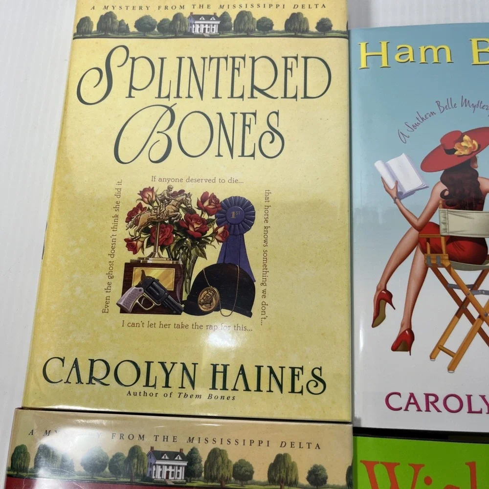 Carolyn Haines Book Lot Thriller Crime Cozy  Mystery Suspense Hardcover Southern